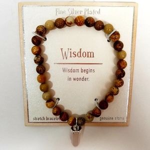 Nordstroms Wisdom Stone Stretch Bracelet NWT